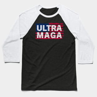 Ultra Maga Anti Joe Biden Baseball T-Shirt